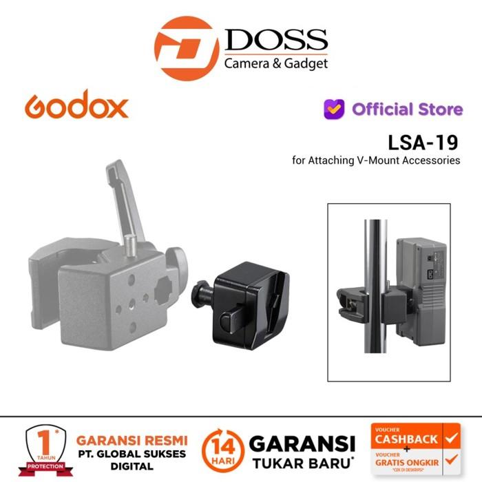 Gambar Godox LSA-19 Clamp for Attaching V-Mount Accessories dari Doss Surabaya undefined Tokopedia
