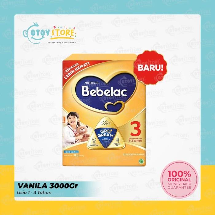 Gambar BARU Bebelac 3 Vanila 3000 Gram / Susu Formula Bebelac Tahap 3 3000g dari Rohman Karim Official undefined Tokopedia