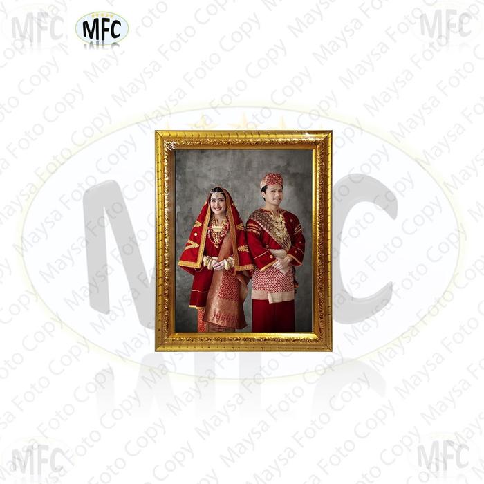 Gambar Paket Cetak Foto 4R (10x15) + Bingkai  Kaca - Hitam dari Maysa Fotocopy undefined 4 Tokopedia