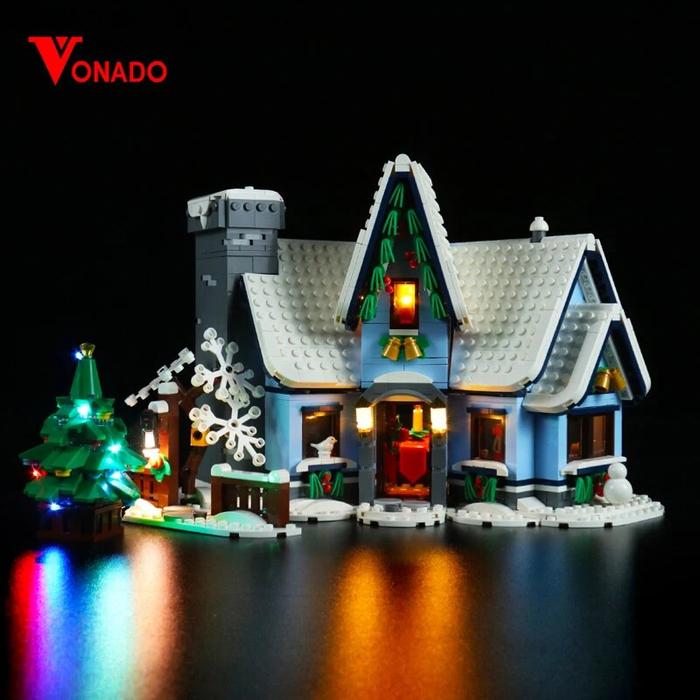 Gambar Vonado LED Light Kit for 10293 Santa’s Visit Building Blocks Set (NOT dari Futerrbie undefined Tokopedia