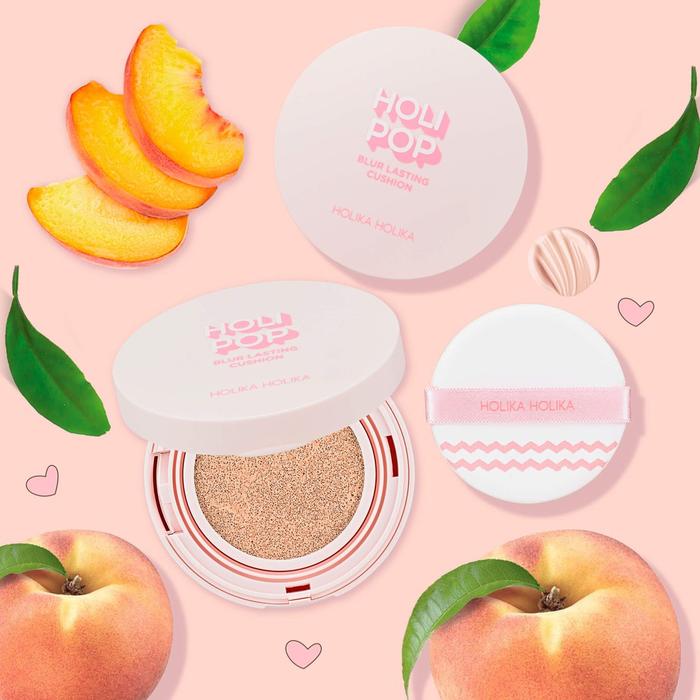 Gambar [Tvnt] Holika Holika Holi Pop Blur Lasting Cushion | Spf 50+ Pa+++ - 02 Pink Blur dari Tivante undefined Tokopedia