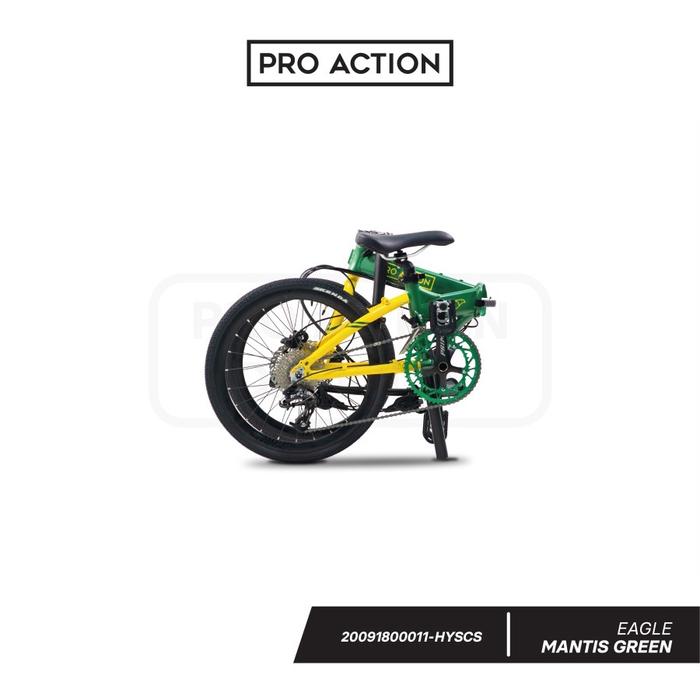 Jual [Ori] Pro Action Eagle Folding Bike 2X10 Speed 20 Inch