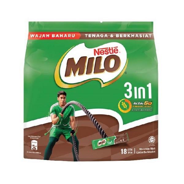 Gambar Susu Nestle Milo Activ Go 3 in 1 Malaysia 18 x 33 Gram dari DewivSedkoltredsa undefined Tokopedia