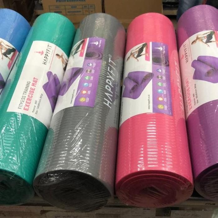 Gambar MATRAS YOGA HAPPYFIT NBR 10MM POLOS dari Aprilians77 undefined Tokopedia