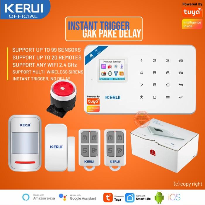 Gambar promo ORIGINAL KERUI W18 GSM WIFI Home Alarm Security Sistem APP dari Sentra&#39;Store undefined Tokopedia