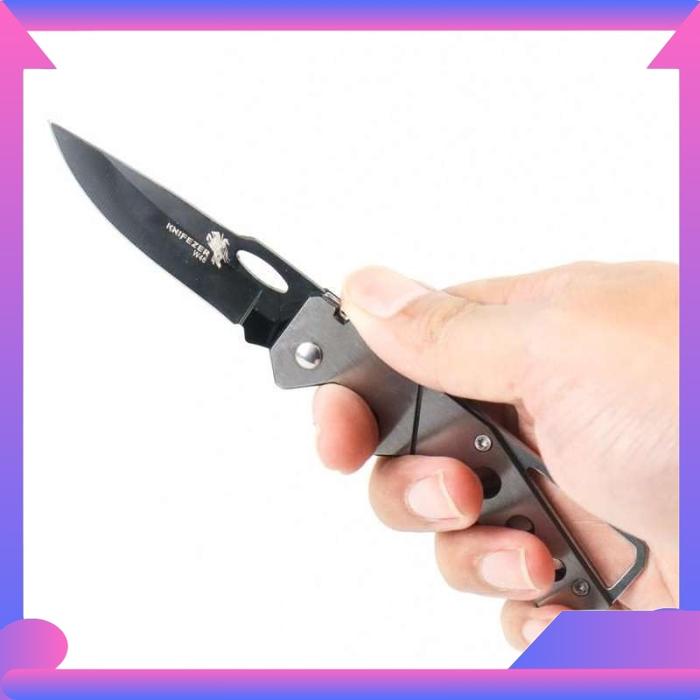 Gambar Pocket Knife Tactical Survival Kit Berkemah Pramuka Hiking Outdoor EDC dari Helios Nebula Store undefined Tokopedia