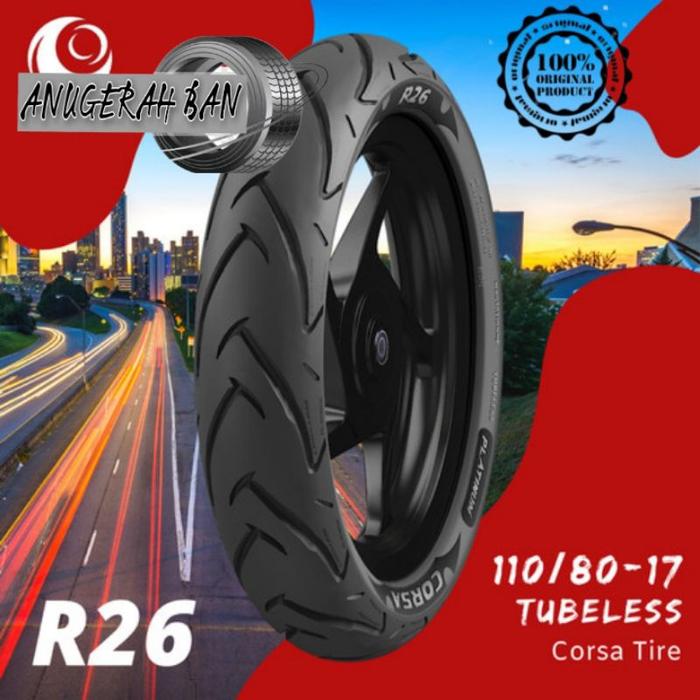 Gambar Ban Luar CORSA PLATINUM R 26 - R26 - 110/80 - 17 - 57 S Tubeless dari Arayanshop23 undefined Tokopedia