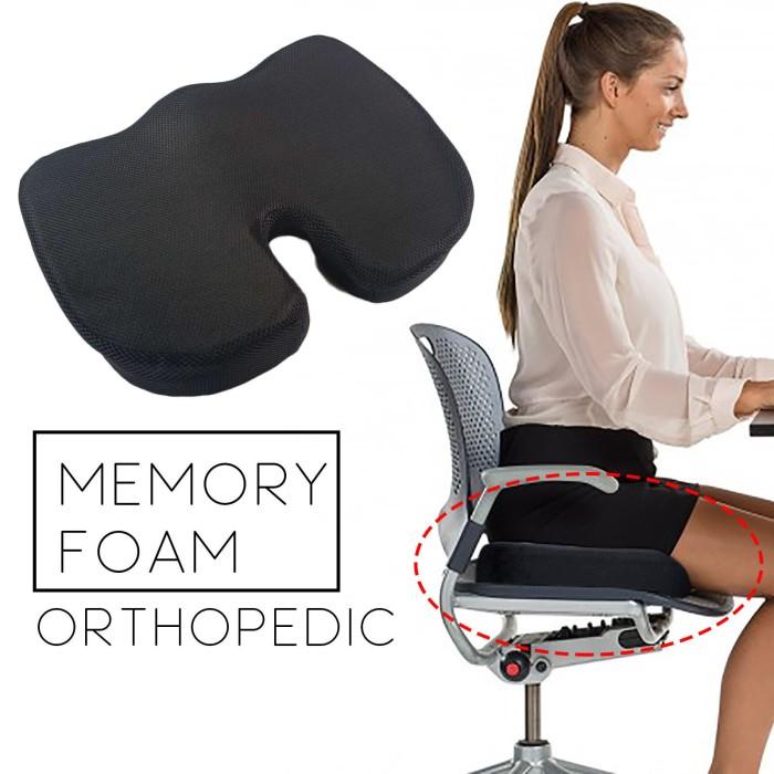 Gambar Office Chair Seat Cushion Car Seat Pillow Tailbone Memory ORIGINAL HG dari HellowMall undefined Tokopedia