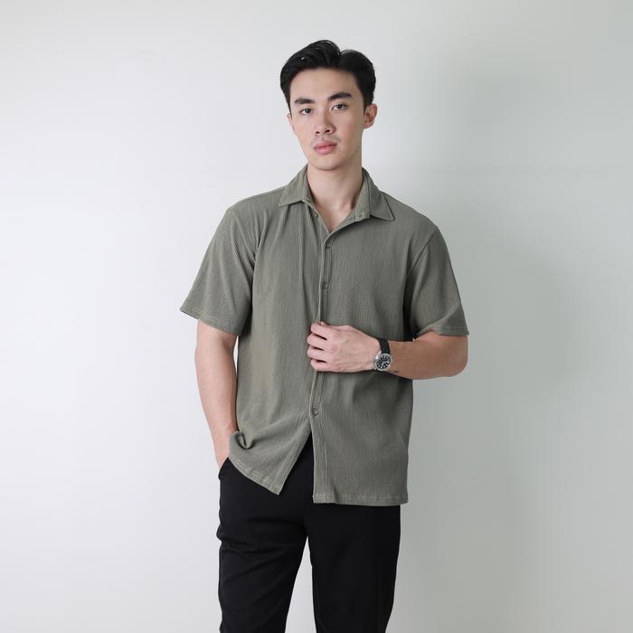 Gambar MSMO Men Kody / T-shirt Knit Pria / Baju Knit Pria - Green, XL dari MSMO.ID undefined Tokopedia