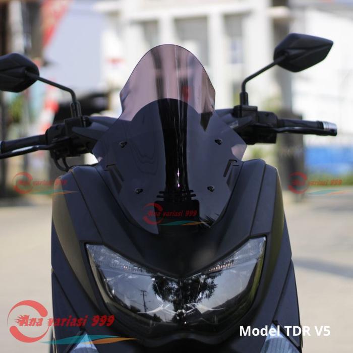 Gambar Windshield Visor Nmax New Dan Old Model TDR V5 - SMOKE TEBAL 3MM, NMAX NEW dari LANGIT VARIASI INDONESIA undefined Tokopedia