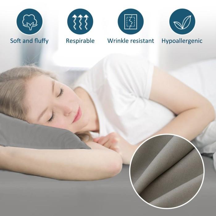 Gambar Sheet Set Bedding Breathable Cooling Deep Pocket Soft Microfiber dari degelasat undefined Tokopedia