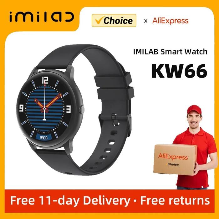 Jam Tangan Smartwatch Kw 66 Xiaomi Mi IMILAB KW66 Smart Watch