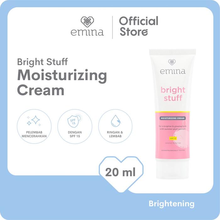 Gambar Emina Bright Stuff Moisturizing Cream 20 mL - Pelembab Wajah Cerah dari Taufikh12 undefined Tokopedia