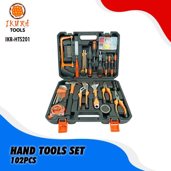 Gambar paling dicari ikura toolkit set 102 pcs - hand tool kit toolbox dari semimartt stores undefined Tokopedia