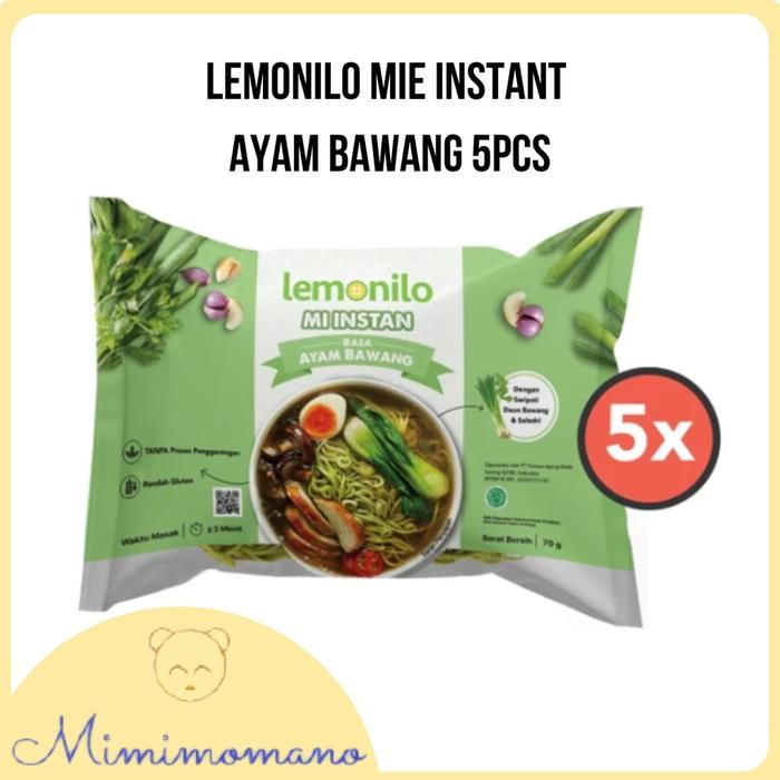 Gambar Terlaris! Mie Ayam Bawang / Paket Hemat 5pcs / Lemonilo Mie Instant dari Faca Xala undefined Tokopedia