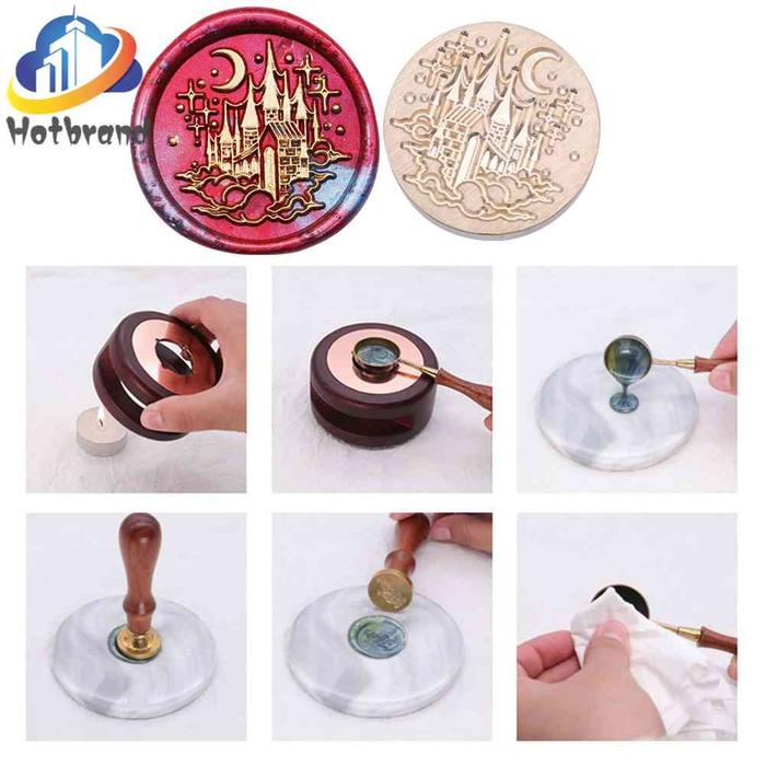 Gambar Good Diy Art Seal Head Multipurpose 25mm Craft Supplies Round For Wedd dari Lucky Oness undefined Tokopedia