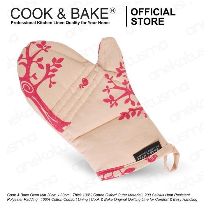Gambar Cook & Bake Oven Mitt | Sarung Tangan Masak Oven Panggang Anti Panas - Tree Pink dari AnekaTusma undefined Tokopedia