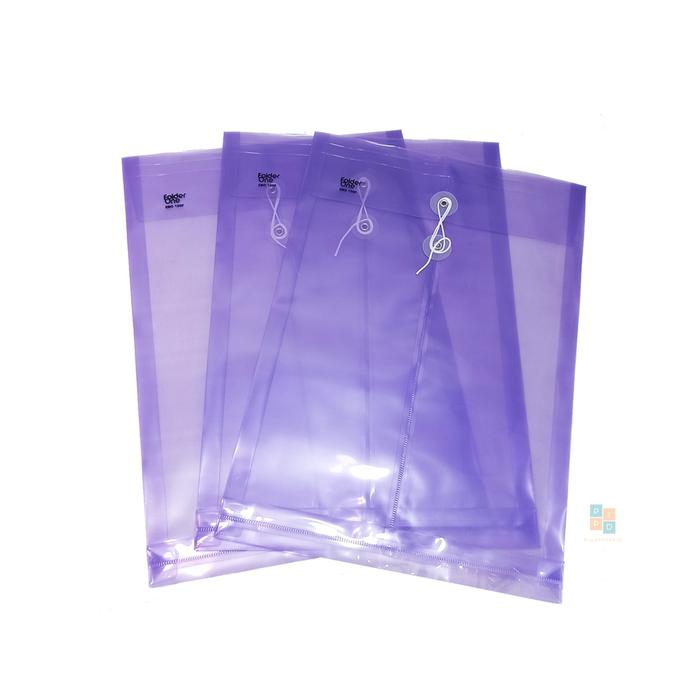 Gambar "Jual FOLDER ONE - Map Plastik Tali Ukuran Folio - Lusin '' - Ungu dari Sukses Stationery Store undefined Tokopedia