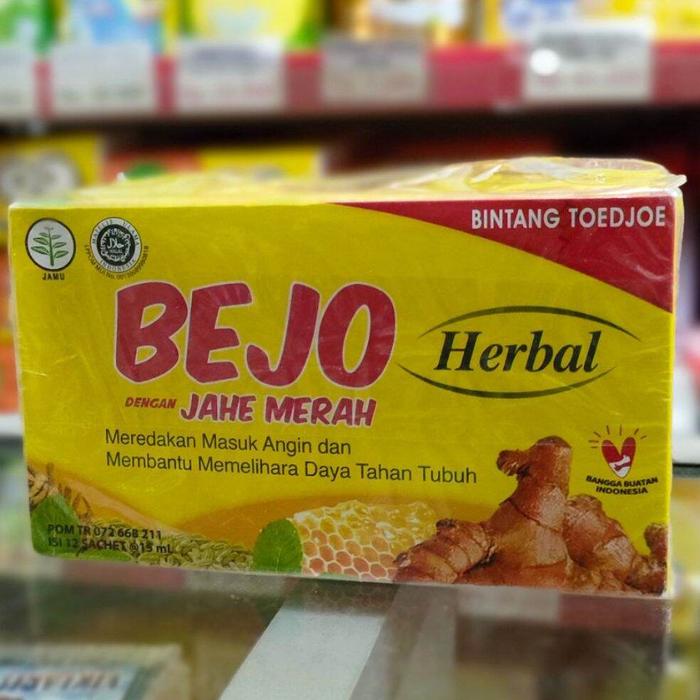 Gambar G Bejo Jahe Merah 1 Box 12 Sachet / Bintang Toejoe Bejo 1 Pack 12 dari rudy stor undefined Tokopedia