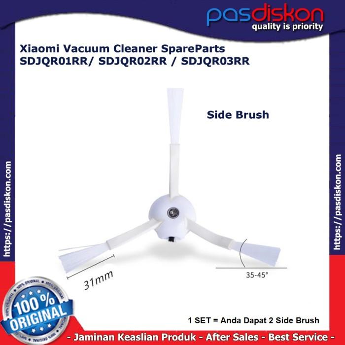 Gambar TERLARIS Xiaomi Mi Smart Robot Vacuum Cleaner - SDJQR01RR - Accs. SideBrush dari rinaelektronikk undefined Tokopedia