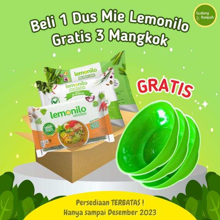 Gambar Terlaris! [Gratis 3 Mangkok] Mie Lemonilo Dus Isi 20 pcs Bisa Mix dari Faca Xala undefined Tokopedia