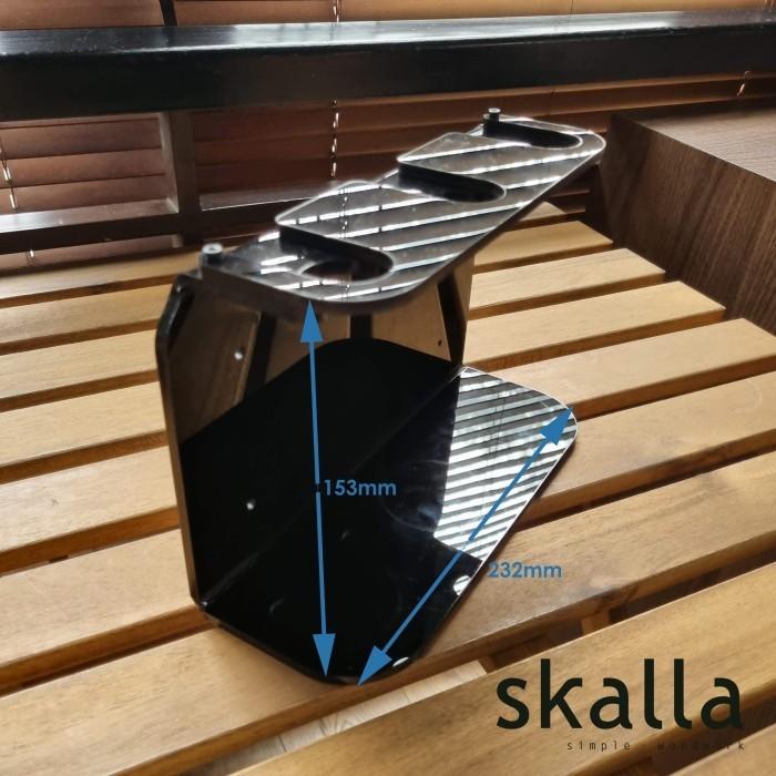 Gambar Soap Dispenser bottle holder dudukan botol sabun dinding - 3 bottle holder, 500ml dari SKALLA simple woodwork undefined Tokopedia