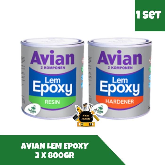 Gambar AVIAN Lem Epoxy Resin Hardener 1600gr Lem Kayu Besi Kaca Serbaguna dari KEDAI TUKANG undefined Tokopedia