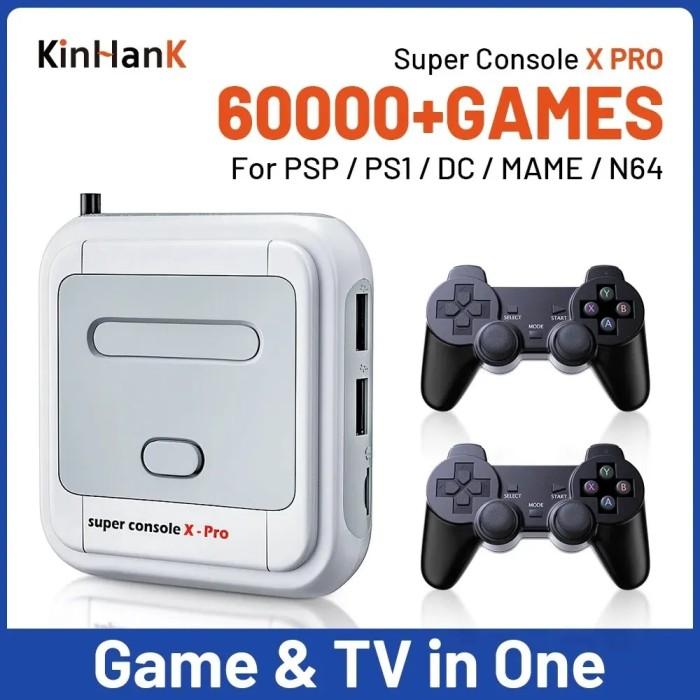 Gambar Super Console X Pro Retro Game Console 60000 Video Games 50 Emulators dari jiwelijo undefined Tokopedia