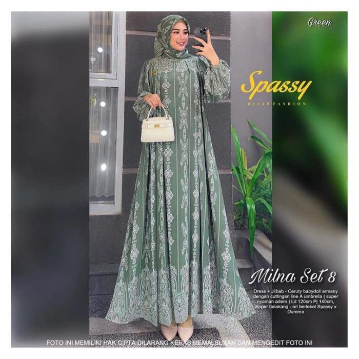 Gambar Penawaran Terbatas READY JS. MILNA #5 #6 #8 #10 SET JILBAB ARUMI SET dari Honeyhome II undefined Tokopedia