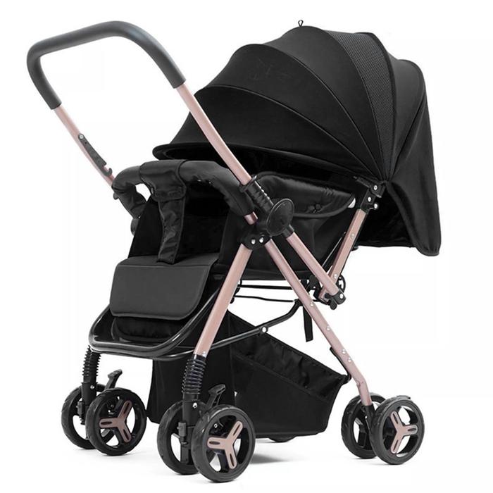 Gambar Terlaris(GM) BMTOO Kereta Dorong Bayi Stroller Baby Lipat Traveling - 07 Black dari GAMA71 undefined Tokopedia