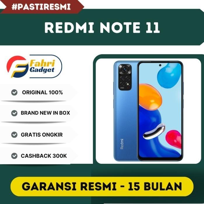 Gambar Xiaomi Redmi Note 11 - Twilight Blue, Ram 4 + 128 GB dari FAHRI-SOS undefined Tokopedia