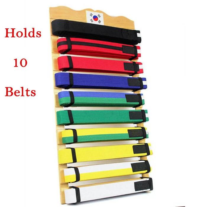 Gambar WO Karate Belt Display Holds 8 Martial Arts Belts Taekwondo Bel dari Going Ninjaa undefined Tokopedia