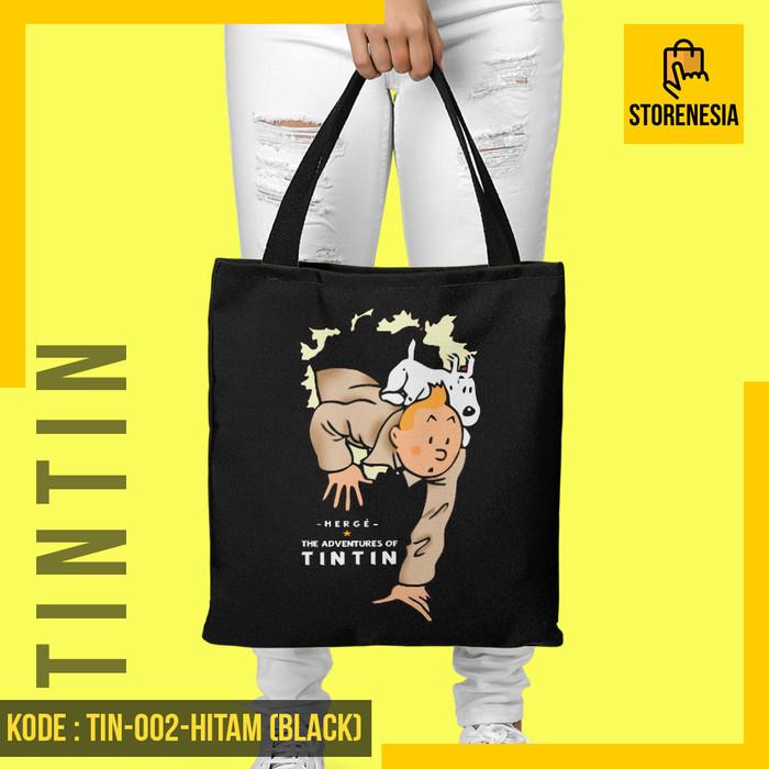 Gambar Tas Premium Totebag Tintin - Tin-002 Terlaris|Best Seller - Hitam dari DERISTORE 37 undefined Tokopedia
