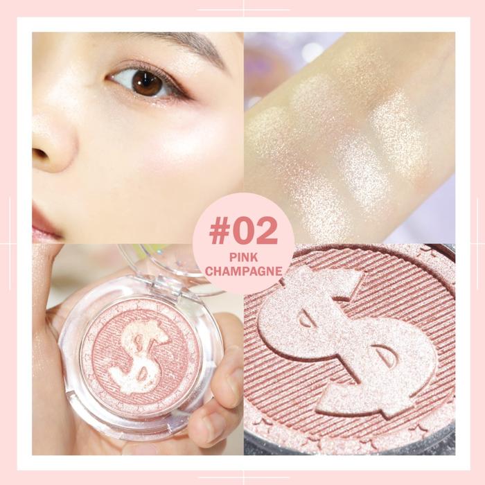 Gambar BNB barenbliss Highlight! Rich Girl in Face Highlighter Pigmented 3.5g - 02PinkChampagne dari Verona Beauty undefined Tokopedia