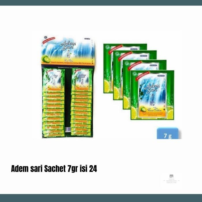 Gambar adem sari sparkling sachet 1pak isi 24 / adem sari TERLARIS dari DivaLens undefined Tokopedia