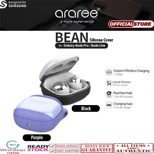 Gambar Case Samsung Galaxt Buds Pro / Live ARAREE BEANS Silicone Cover - Black dari Primary Cares Official undefined Tokopedia