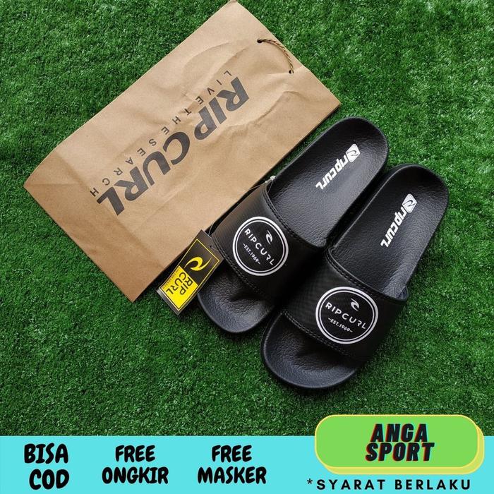 Gambar PROMO!! SANDAL PRIA RIPCURL / SANDAL SLIDE COWOK / SANDAL SLOP / - LOGO BULAT SLOP, 39 dari laapakstore89 undefined Tokopedia