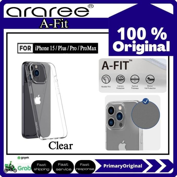 Gambar Case iPhone 15 Pro Max 15 Pro ARAREE A FIT Shockproof Slim Fit Cover - iPhone 15 dari Primary Cares Official undefined Tokopedia