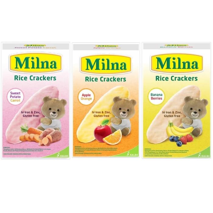 Gambar Milna Rice Crackers dari nandhastore17 undefined Tokopedia