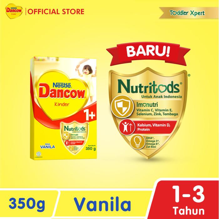 Gambar Dancow 1+ Madu/Vanila Box 350gr -  Susu Anak 1-3 Tahun - MADU dari Kencana Swalayan_NEW undefined Tokopedia