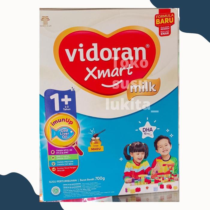 Gambar Terlaris! Vidoran Xmart 1+ Nutriplex Susu Formula 700GR dari Cute Carla undefined Tokopedia