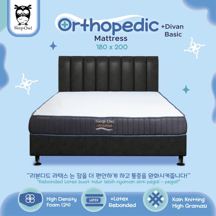Gambar SLEEP OWL ORTHOPEDIC Kasur Busa Rebonded Latex 180 x 200 Fullset - Fullset, 180 dari Citra furniture undefined Tokopedia