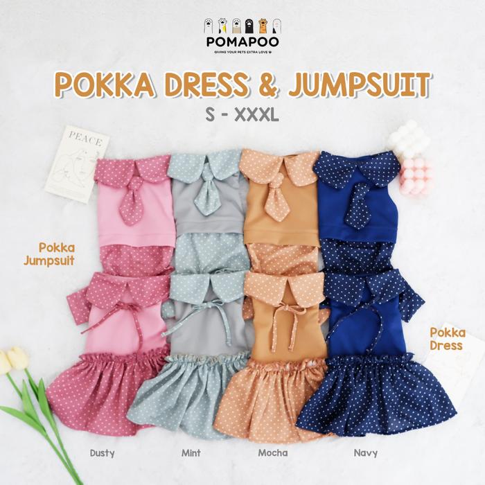 Gambar POMAPOO - Baju Kucing dan Baju Anjing Pokka Jumpsuit dan Dress dari msbowhwo undefined Tokopedia