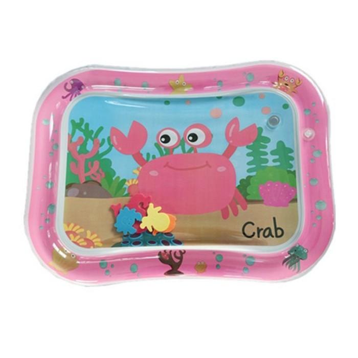 Gambar Water playmat infatable baby | mainan matras bayi air | tummy time pla - crab dari Babysparkling undefined Tokopedia
