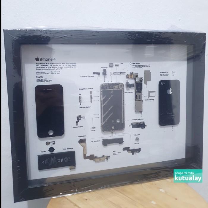 Gambar PROMO TERBATAS Pajangan Dinding iPhone 3g/s 4/4s 5 Dekorasi Wall Art - iPhone 4 dari Aveta Shop undefined Tokopedia