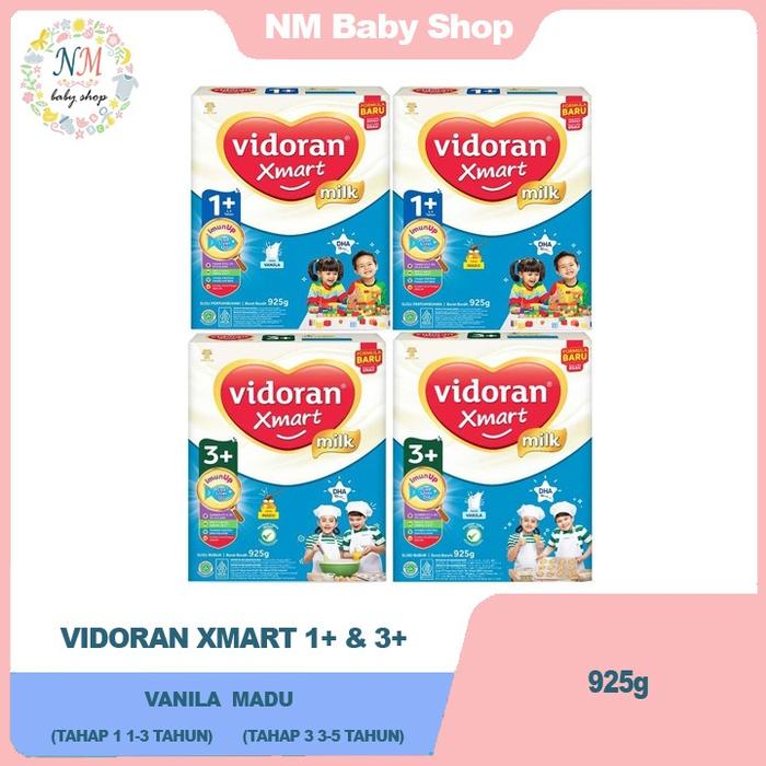 Gambar Terlaris! VIDORAN XMART 925GR 1+ 3+ VANILA TAHAP 1+ 1-3 TAHUN TAHAP 3+ dari Amelia Ups undefined Tokopedia