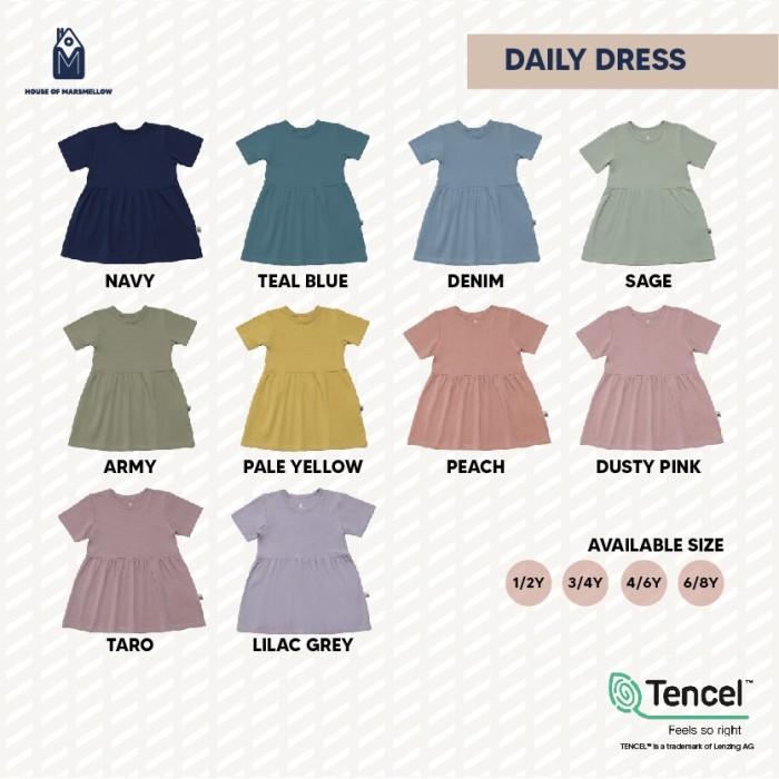 Gambar P»IN HOUSE OF MARSMELLOW - DAILY DRESS TENCEL  D♪UE dari hamsisaptptrends undefined Tokopedia