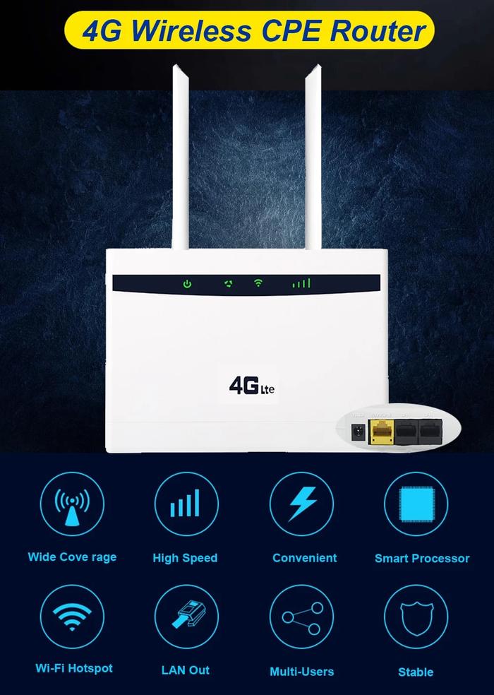 Gambar 300Mbps Lte Cat4 Iptv Networking Usb 4G Wifi Router With Sim Card . dari onoma star undefined Tokopedia