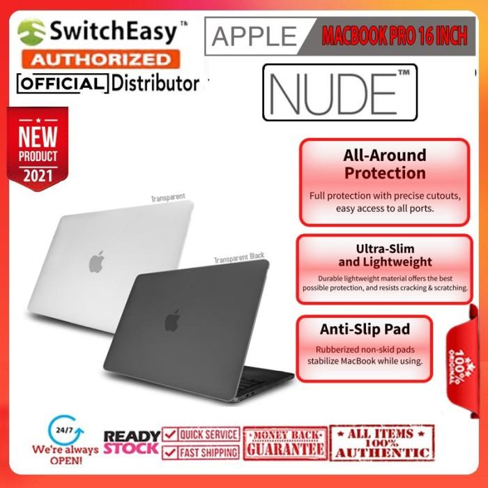 Gambar Cover Case SWITCHEASY NUDE MacBook Pro 14 Inch 2021 Matte Hardshell - Clear dari Primary Cares Official undefined Tokopedia