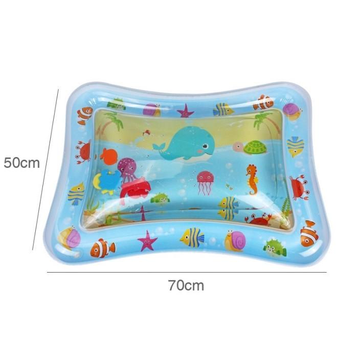 Gambar Water playmat infatable baby | mainan matras bayi air | tummy time pla - Biru Muda dari Babysparkling undefined Tokopedia